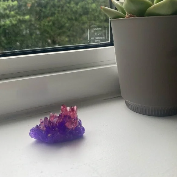 House decoration ~ Purple & pink crystal cluster decoration ππ - Picture 2 of 16